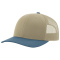 Richardson 112 Snapback Trucker Cap - Khaki/Khaki/Legion Blue
