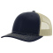 Richardson 112 Snapback Trucker Cap - Navy/Khaki