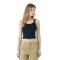 Bella + Canvas BC1012 Women's Micro Rib Spaghetti Strap Tank - Solid Navy Blend