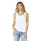 Bella + Canvas BC1080 Women's Baby Rib Tank - White