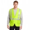 CornerStone CSV405 Type R Class 2 Mesh/Solid Safety Vest - Safety Yellow