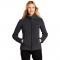 Port Authority L211 Ladies Ultra Warm Brushed Fleece Jacket - Graphite/Deep Black