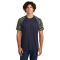 Sport-Tek ST376 Drift Camo Colorblock Tee - True Navy