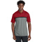 SM-ST741-DR-GCcH-Bk Deep Red/Gray Concrete Heather/White