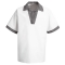 Chef Designs SP06WH Snappy V-Neck Chef Shirt