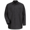 Red Kap SP14 Men's Industrial Work Shirt - Long Sleeve - Black