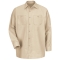 Red Kap SP14 Men's Industrial Work Shirt - Long Sleeve - Light Tan