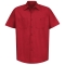 Red Kap SP24 Men's Industrial Work Shirt - Short Sleeve - Red