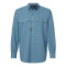 DRI DUCK 4441 Crossroad Woven Shirt - Slate Blue
