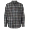 Burnside 8220 Perfect Flannel Work Shirt - Grey/Ecru