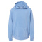 Independent Trading Co. PRM1500Y Youth Midweight Pigment-Dyed Hooded Sweatshirt - Pigment Light Blue