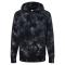 Independent Trading Co. PRM4500TD Midweight Tie-Dye Hooded Sweatshirt - Tie Dye Black