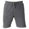 Independent Trading Co. PRM50STPD Pigment-Dyed Fleece Shorts - Pigment Black