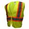 Radians SV22-2ZGM Two-Tone Economy Type R Class 2 Safety Vest - Yellow/Lime