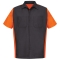Red Kap SY20 Crew Shirt - Short Sleeve - Charcoal/Orange