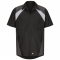 Red Kap SY28 Short Sleeve Tri Color Shop Shirt - Black/Charcoal