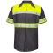Red Kap SY80 Hi-Visibility Ripstop Work Shirt - Short Sleeve - Charcoal