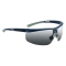 North Adaptec Adjustable Fit Safety Glasses Blue Frame Smoke Lens