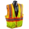 Full Source US2LM17 Type R Class 2 Mesh Two Tone Safety Vest - Yellow/Lime