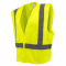 Full Source US2LM19 Type R Class 2 Mesh Safety Vest - Yellow/Lime
