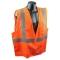 Full Source US2OM19 Type R Class 2 Mesh Safety Vest - Orange