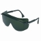Uvex Astro OTG 3001 Safety Glasses - Black Frame - Green Shade 5.0 Lens