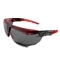 Uvex S3852 Avatar OTG Safety Glasses - Red/Black Frame - Gray Lens