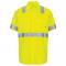 Red Kap SX24HV Hi-Visibilty Ripstop Work Shirt with MIMIX and OilBlok - Yellow/Lime