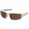 Venture Gear VGSW518T Pagosa Eyewear - White Frame - Bronze Anti-Fog Lens