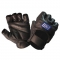 OK-1 Half Finger Leather Lifters Gloves with Padded Palm