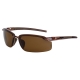 CrossFire 291113 ES5 Safety Glasses - Brown Frame - Brown Polarized Lens