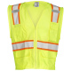 Kishigo 1195 Ultra-Cool Mesh 6-Pocket Safety Vest - Yellow/Lime