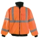 OccuNomix LUX-ETJBJ Type R Class 3 Value Bomber Jacket - Orange