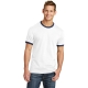 Port & Company Core Cotton Ringer Tee – Soft Classic Style, Removable Tag, Great For Custom Printing - View #6