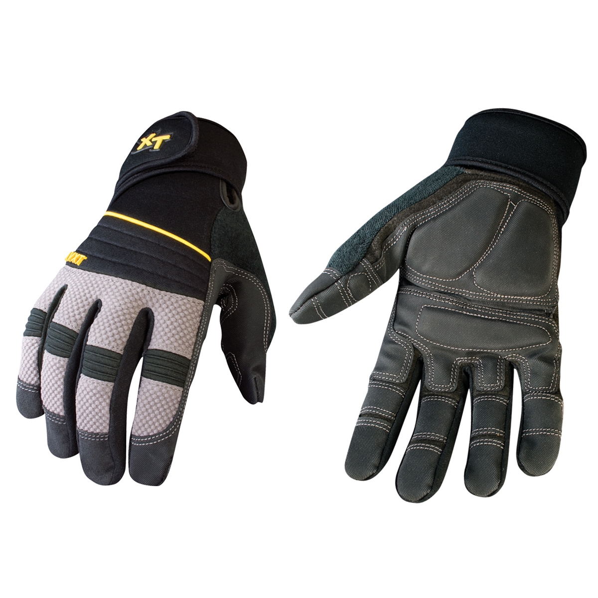 VGO 1 Pair Safety Work Gloves,Mechanics Gloves,Impact Gloves,Anti-Vibr