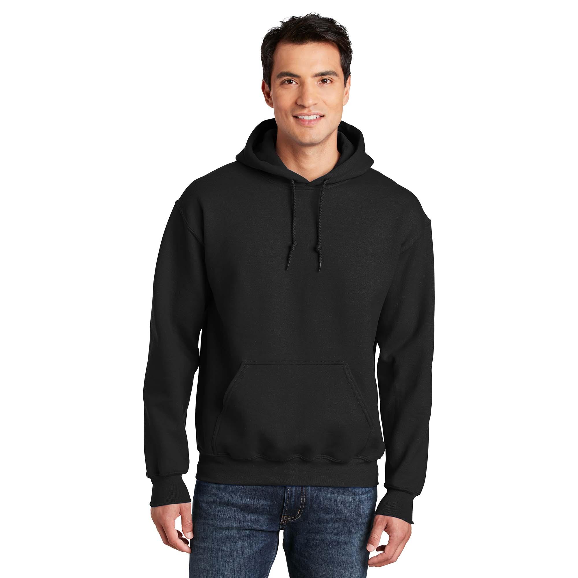 Gildan 12500 DryBlend Pullover Hooded Sweatshirt Black Full Source