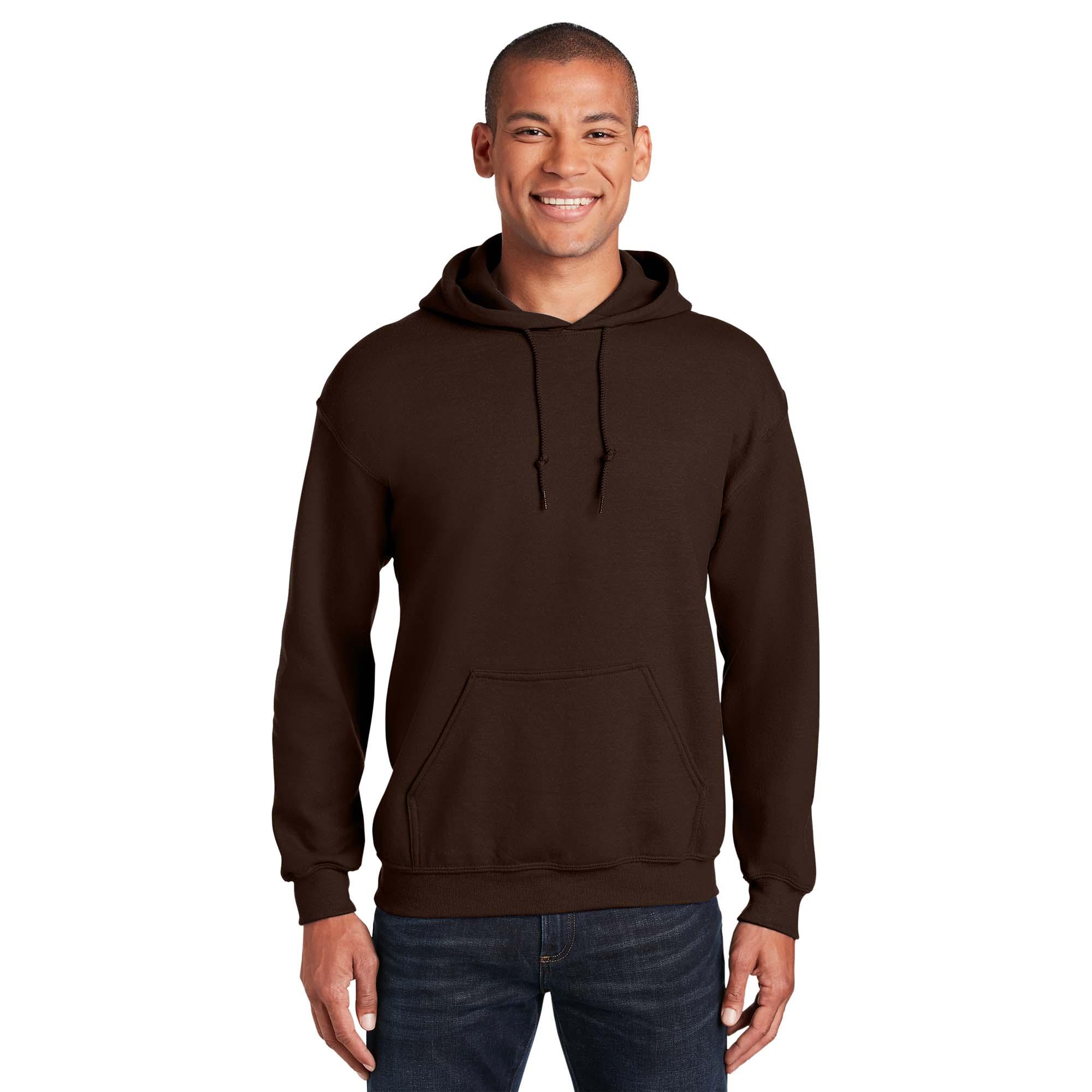 Gildan 18500 Heavy Blend Hooded Sweatshirt - Dark Chocolate | Full Source