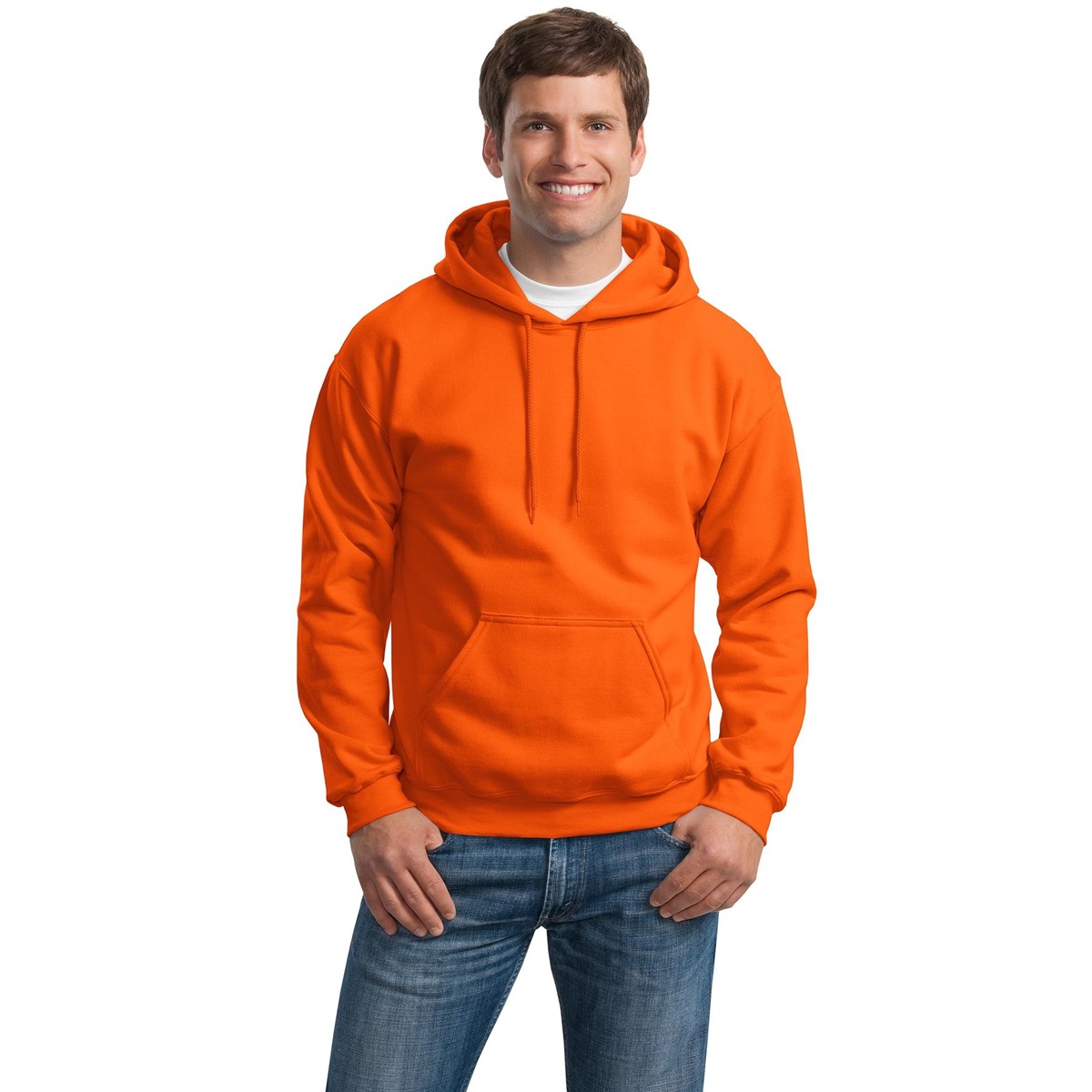 gildan orange sweatshirt