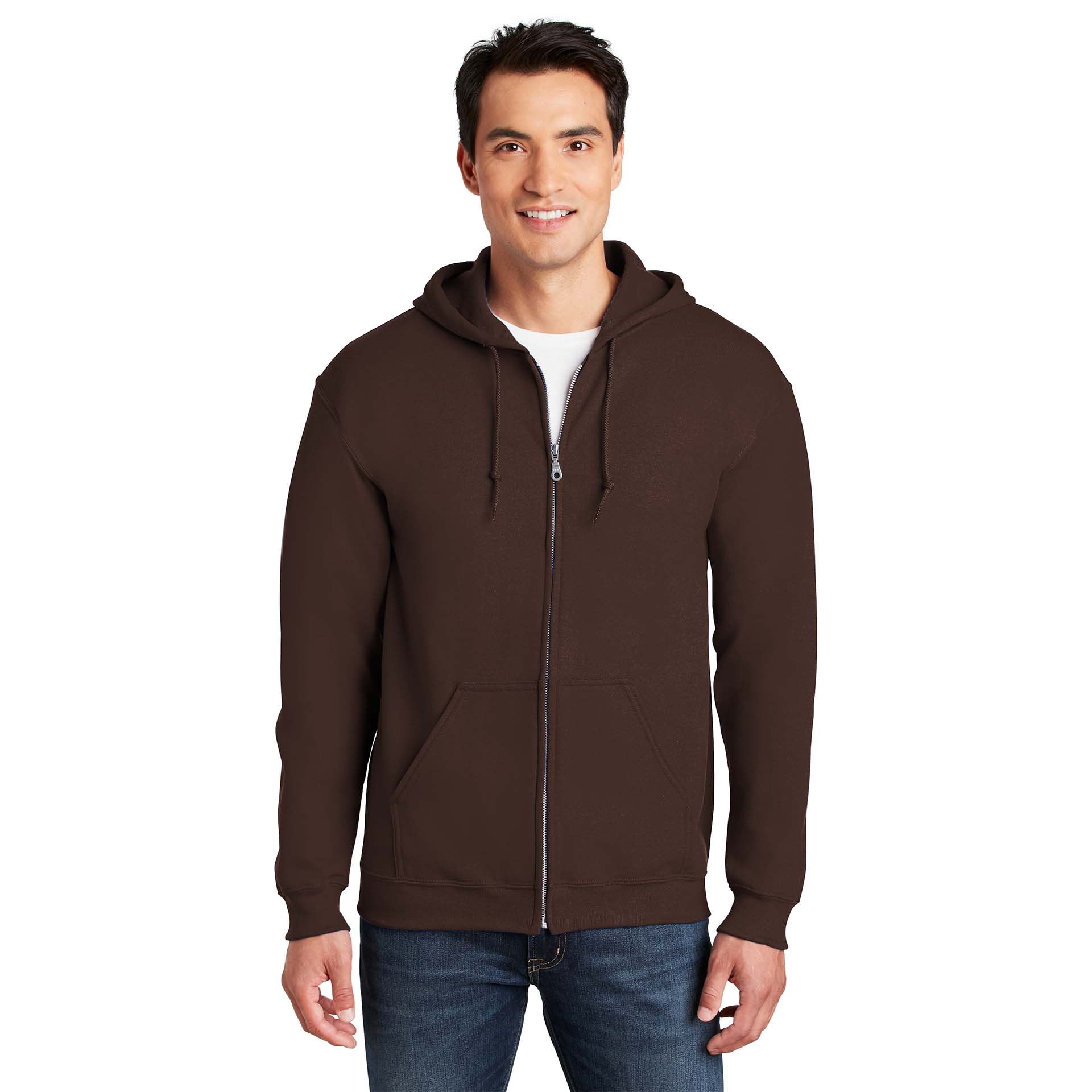 Gildan 18600 Heavy Blend Full-Zip Hooded Sweatshirt - Dark