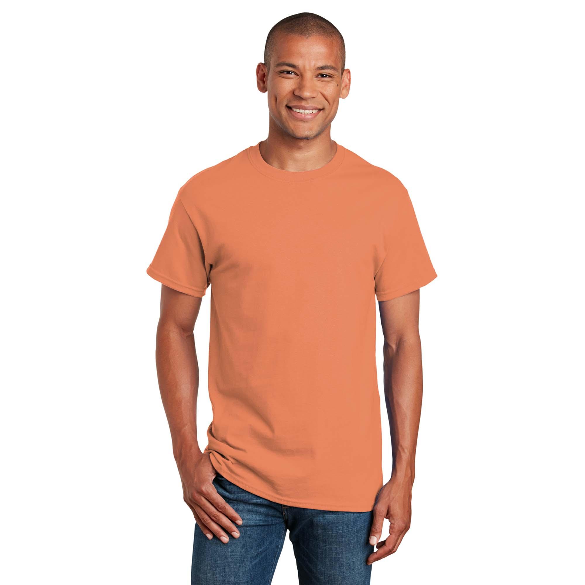 Gildan 2000 Ultra Cotton 100% US Cotton T-Shirt - Tangerine | Full Source