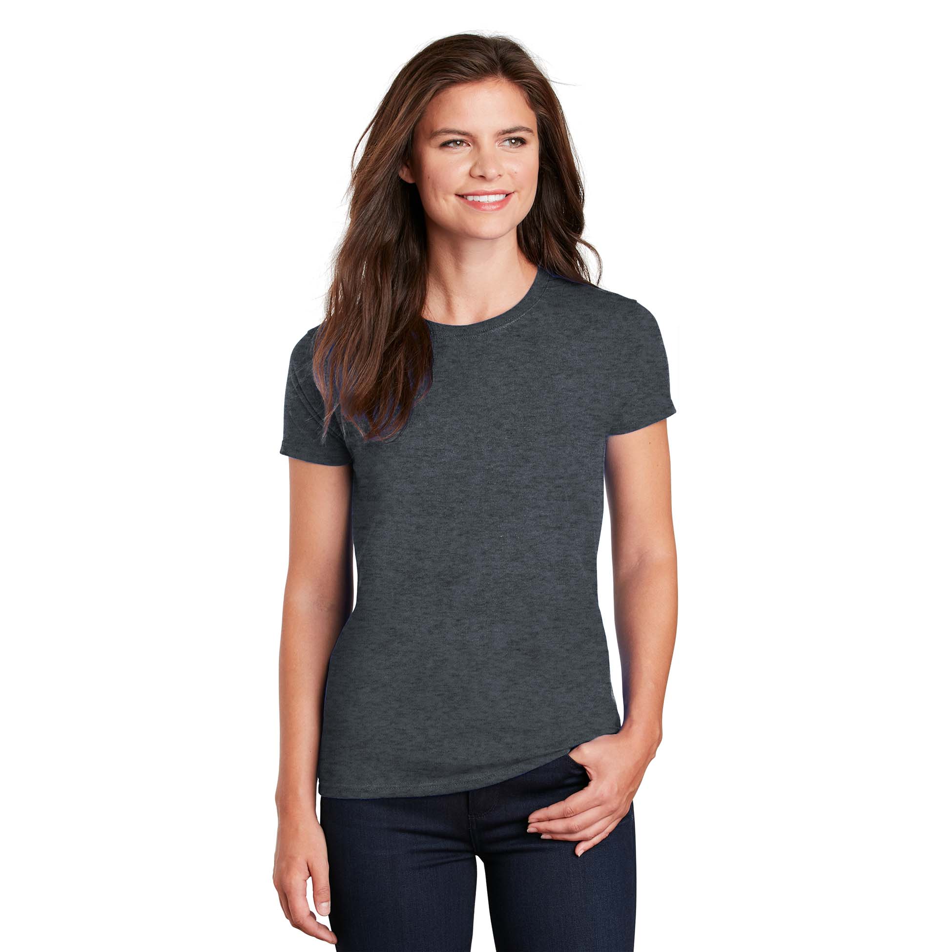 Gildan 2000L Women's Ultra Cotton T-Shirt - Dark Heather | Full Source