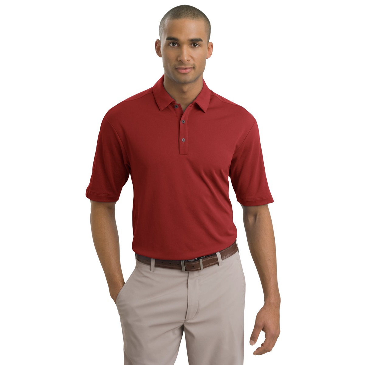 red nike golf pants