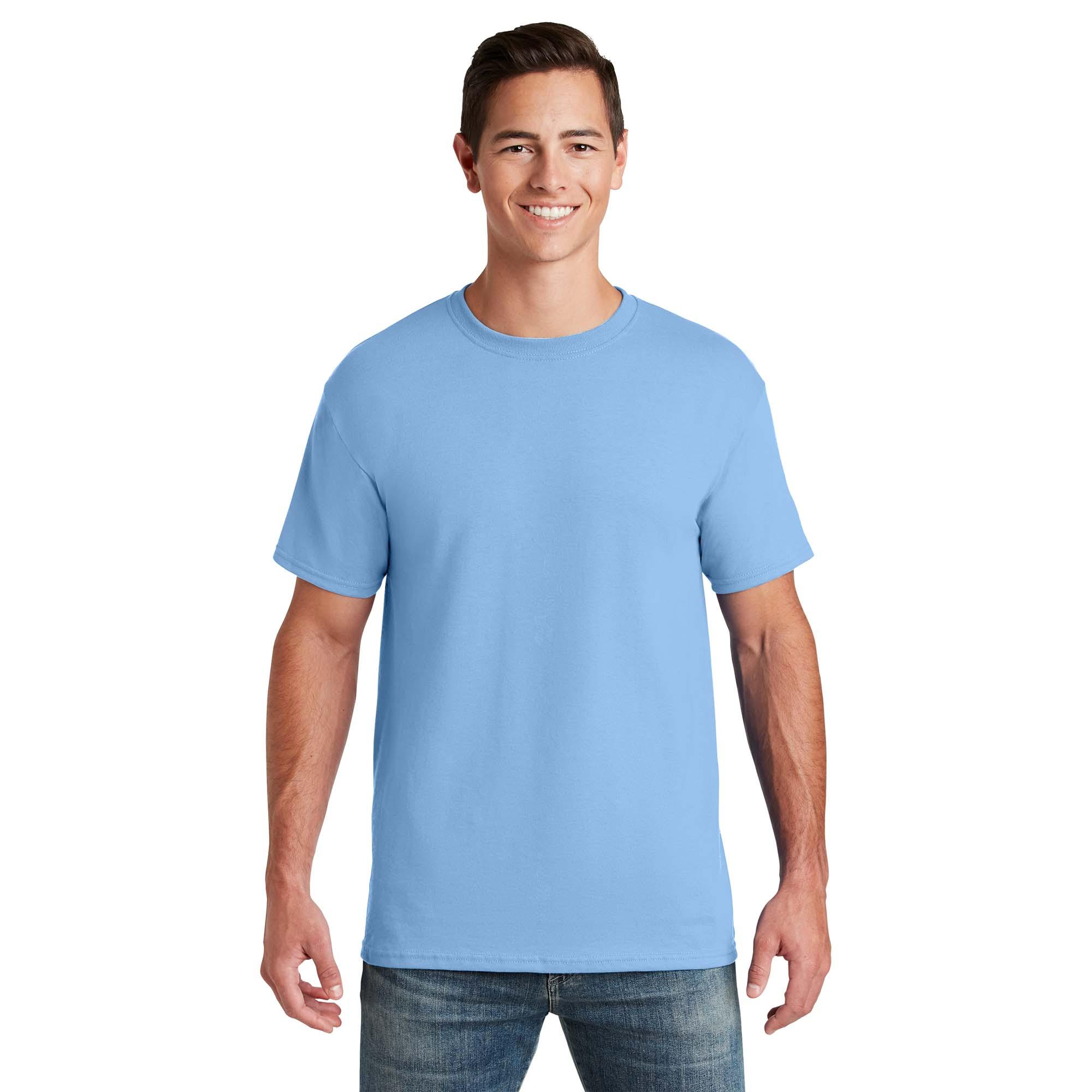 Jerzees 29M Dri Power 50 50 Cotton Poly T Shirt Light Blue Full Source