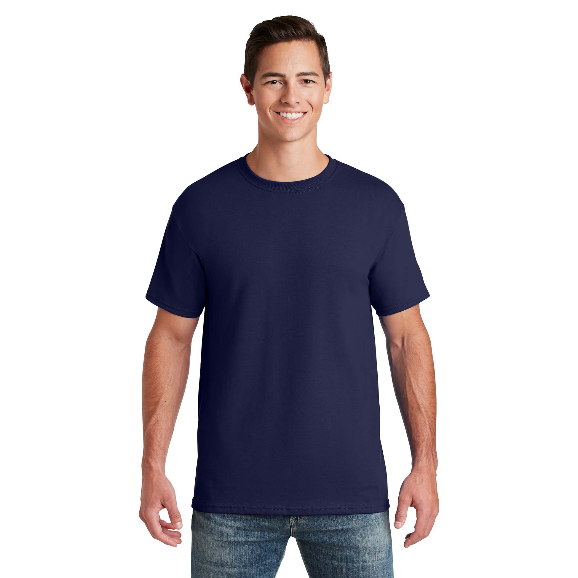 Jerzees 29M Dri-Power Active 50/50 Cotton/Poly T-Shirt - Navy ...