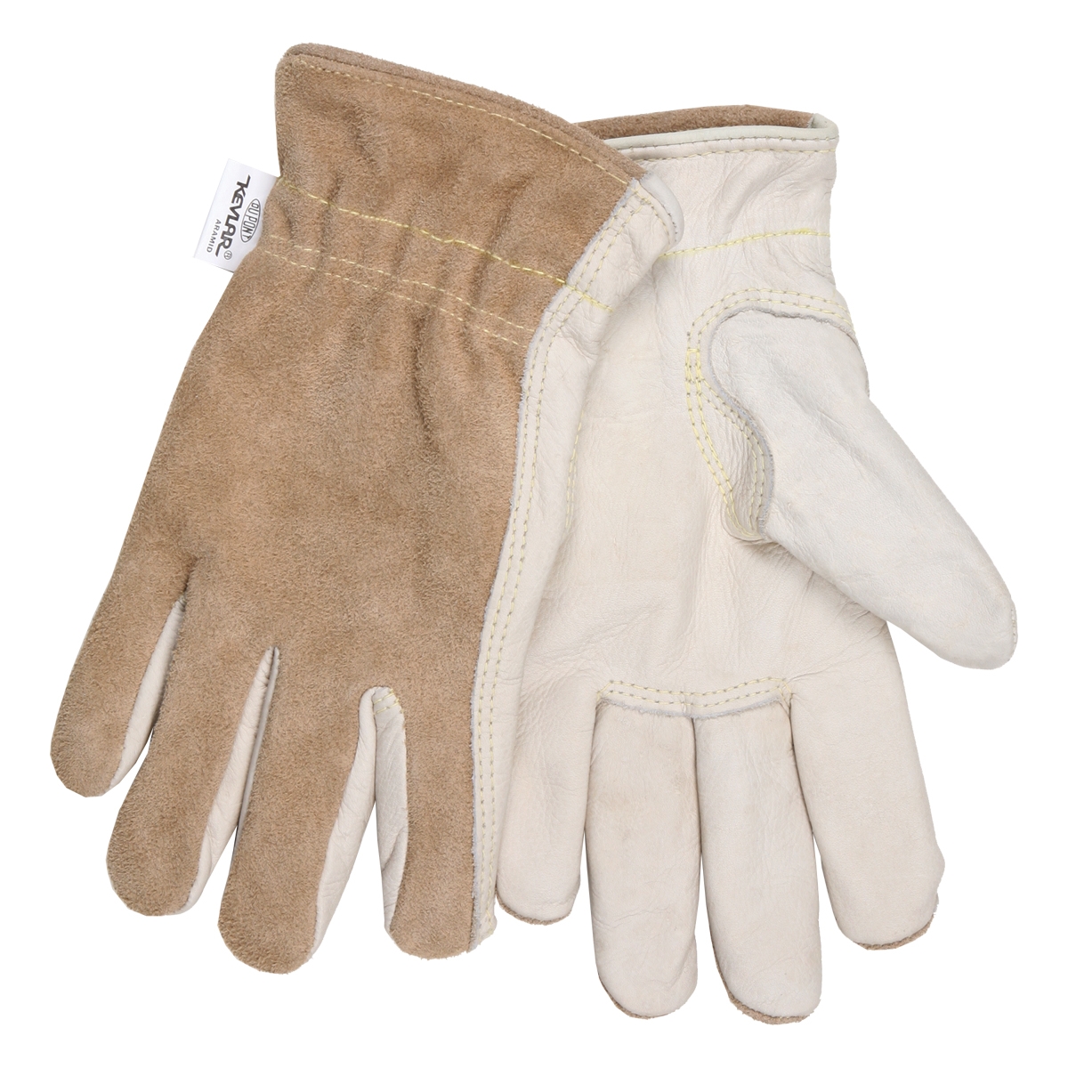 MCR Safety 3204K Premium Grain Cowhide Leather Driver Gloves 7 Gauge
