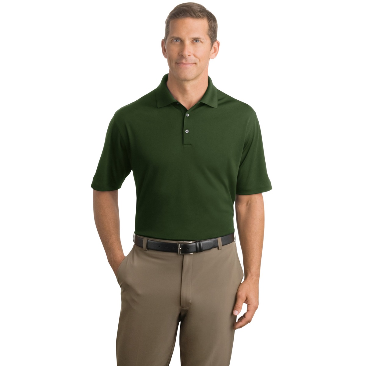 kelly green dri fit polo shirts