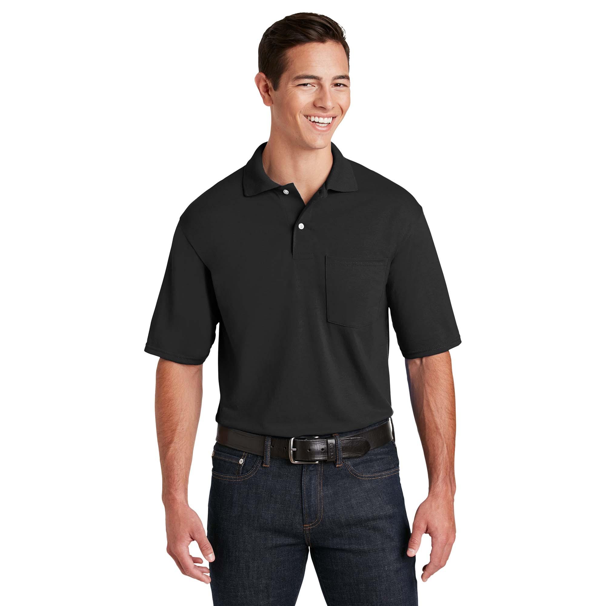 Jerzees 436MP SpotShield 5.6-Oz Jersey Knit Sport Shirt with
