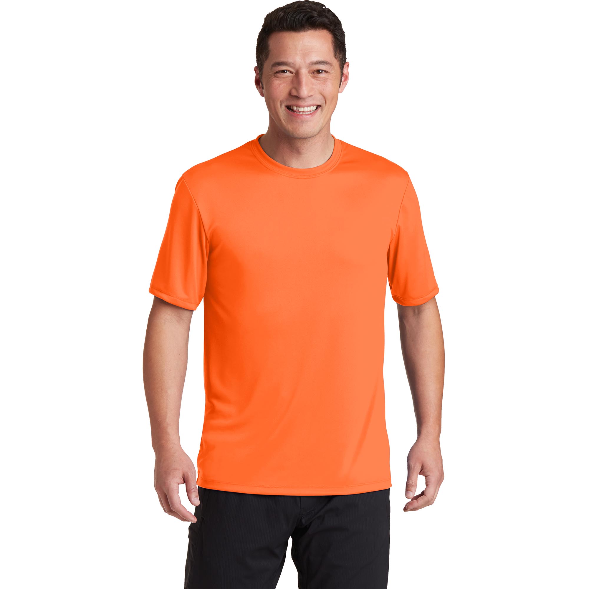 Hanes 4820 Cool Dri Performance T-Shirt - Safety Orange | FullSource.com