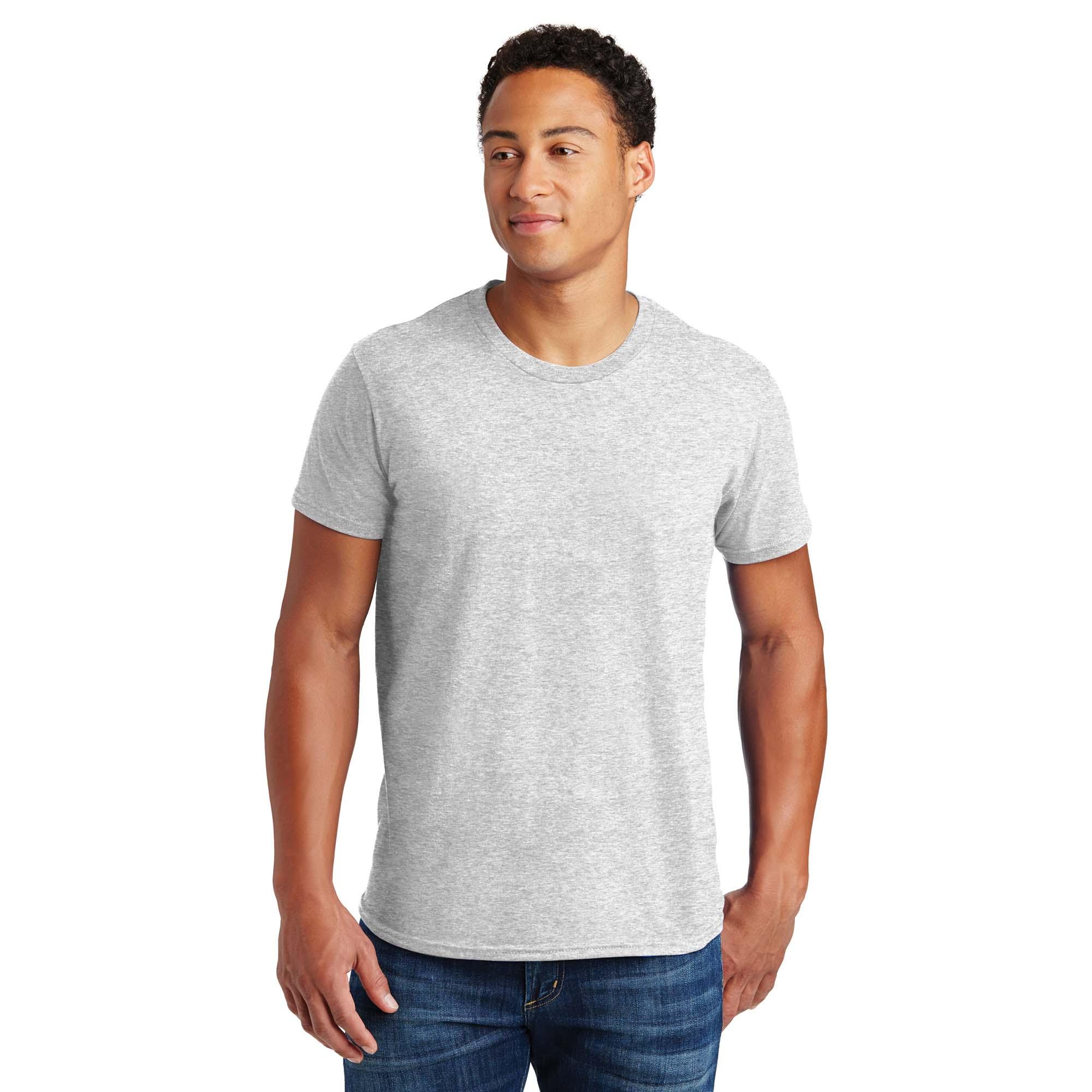 Hanes 4980 Nano-T Cotton T-Shirt - Ash | Full Source