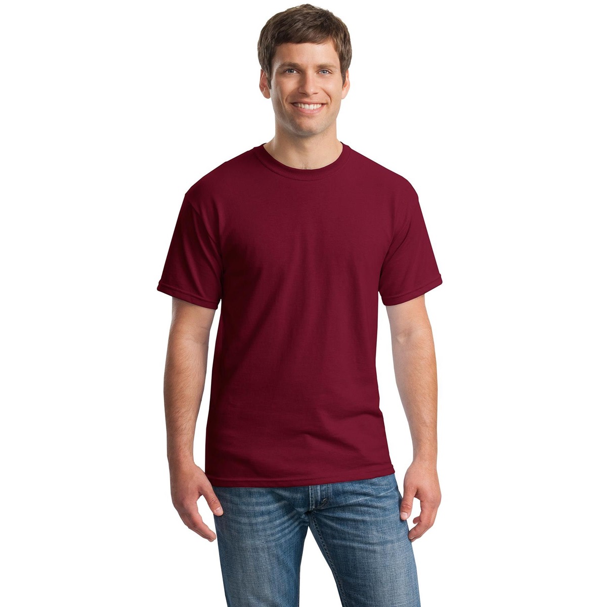 Gildan 5000 Heavy Cotton T-Shirt - Cardinal | FullSource.com